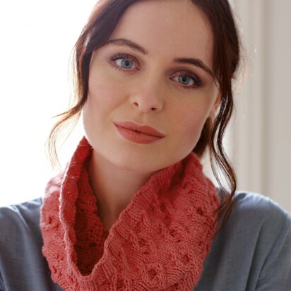 Marike Cowl in Rowan Cotton Cashmere - Downloadable PDF