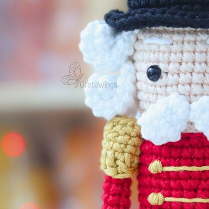 Nutcracker Crochet Pattern, Amigurumi Christmas