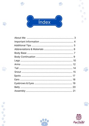 Bluey Crochet Pattern in English