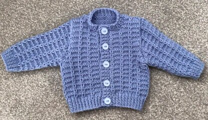 Little Loops Crew Neck Baby Cardigan