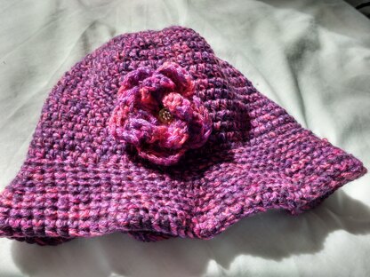 purple & pink hat