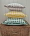 Gingham crochet cushions