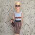 Curvy Barbie Tweed Skirt All Sizes