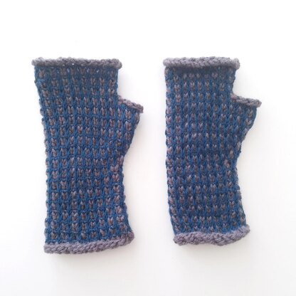 Graph Paper Mitts