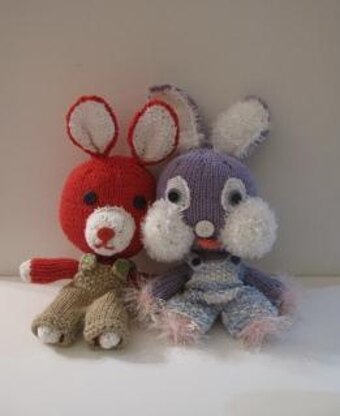 Knitkinz Rabbits, Table and Chair