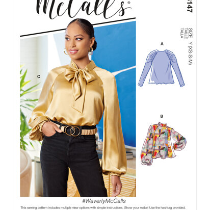 McCall's Misses' Tops M8147 - Sewing Pattern
