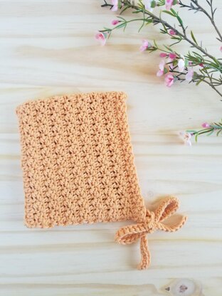 Tumbling Rose Petals Bonnet Crochet Pattern