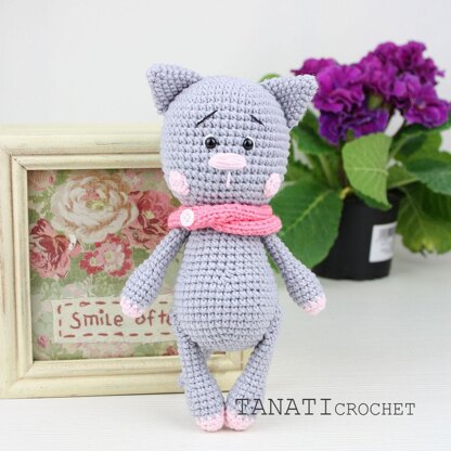 Toy crochet pattern of Cat