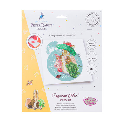 Crystal Art Benjamin Bunny Card Diamond Painting Kit