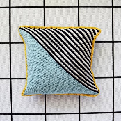 Radical Rays Crochet Pillow