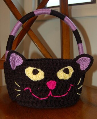 "Meow" Kitty Cat Easter Basket