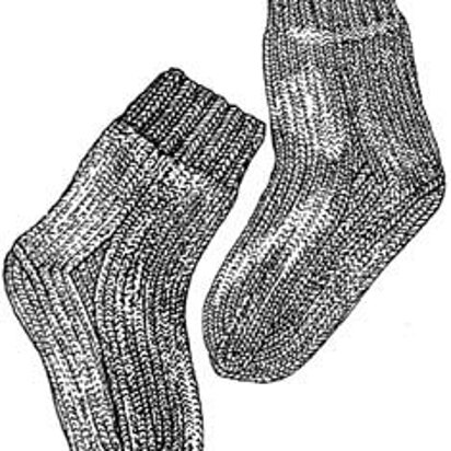 Joan's Socks in Lion Brand Wool-Ease