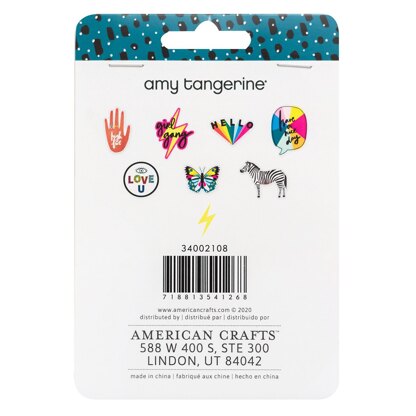 American Crafts Amy Tangerine - Brave + Bold Vinyl Stickers