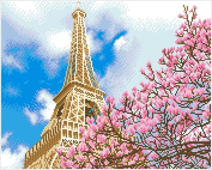 Needleart World  Tour Eiffel Diamond Painting Kit