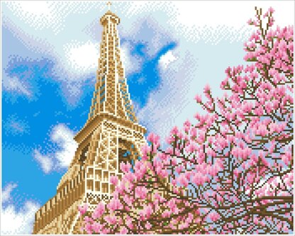 Needleart World Tour Eiffel Diamond Painting Kit 