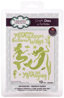 Creative Expressions Craft Dies By Sue Wilson - Necessities-Mermaid Kisses