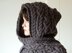 Hooded scarf "Ingrid"