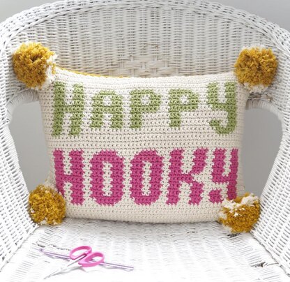 Happy Hooky Cushion