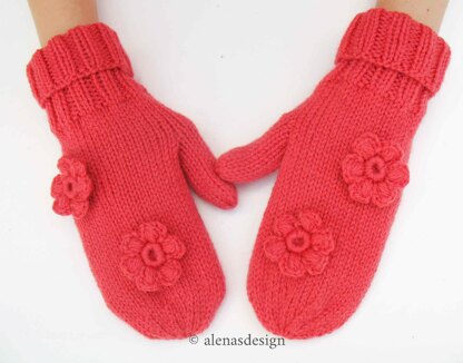 Flower Mittens