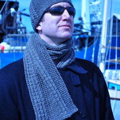Foreside Hat & Scarf - knitting pattern
