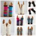 Mittens - 32 Patterns - Interchangeable Sections