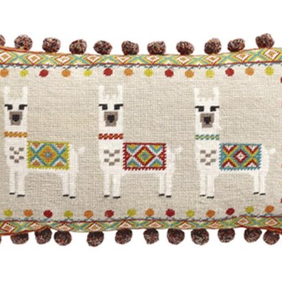 Historical Sampler Company Llama Tapestry Kit - 47 x 28 cm
