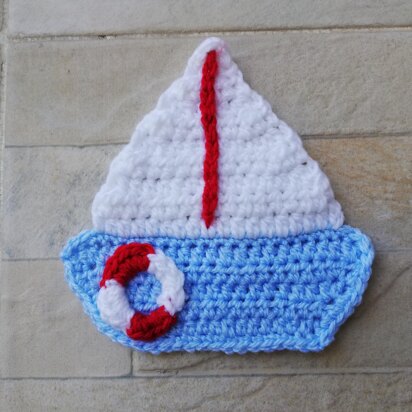 Crochet sea boat pattern