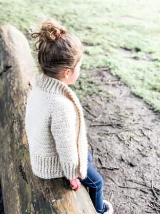 Light and Airy Crochet Cardigan and Headband