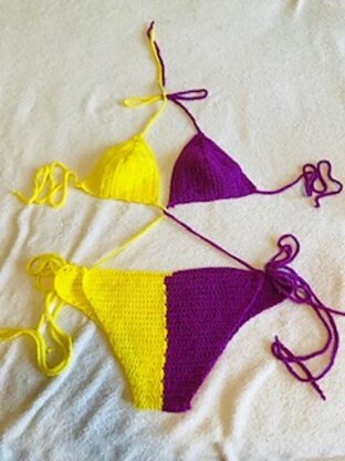 Two Tone Bikini Set