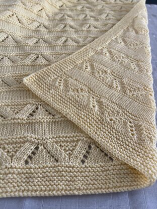 Sunny blanket knitting online pattern