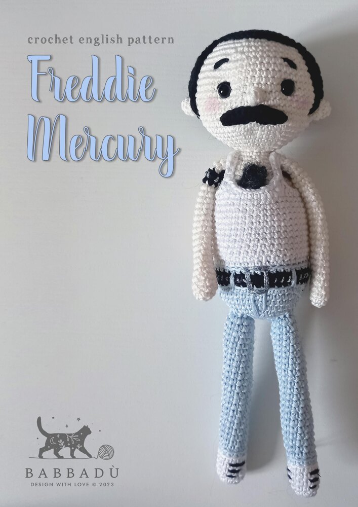 Freddie mercury best sale crochet doll pattern