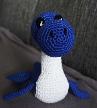 Häkelanleitung Amigurumi Dino Nessie