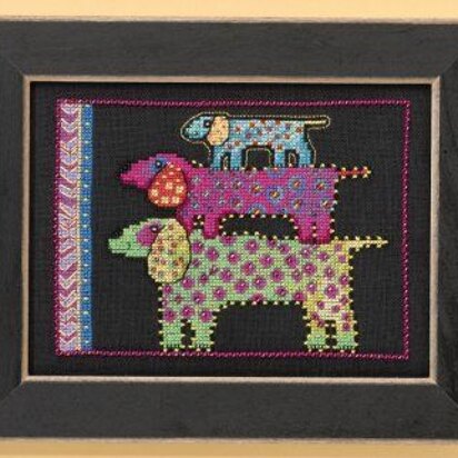 Mill Hill Dog Pyramid Dogs Collection Cross Stitch Kit