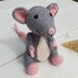 Roscoe the Rat - UK Terminology - Amigurumi