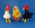 Chicken Family Egg Cosy (Cozy) Set