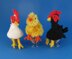 Chicken Family Egg Cosy (Cozy) Set