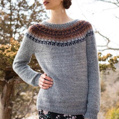 Nadia Sweater in Berroco Ginkgo - 376-6 - Downloadable PDF