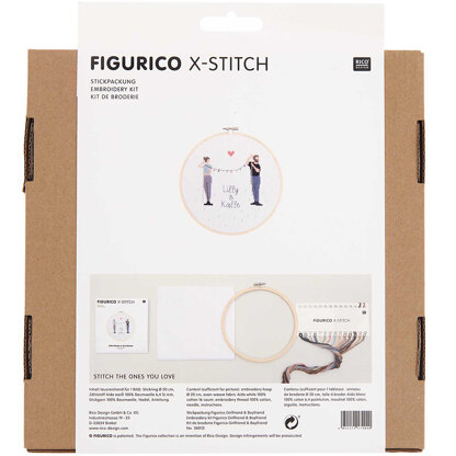 Rico Figurico Girlfriend & Boyfriend Embroidery Kit