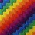 Appletons Rainbow/Zig Zag Bargello Long Stitch Kit - 12cm x 10cm