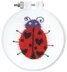 Design Works Ladybird Punch Needle Kit - 7.5cm