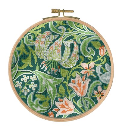 DMC The V&A - Golden Lily - J.H. Dearle (inc 7" Hoop) - 18cm