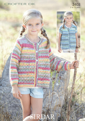 Cardigans in Sirdar Crofter DK - 2403 - Downloadable PDF