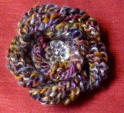 Sweet & Simple Knitted Rosette
