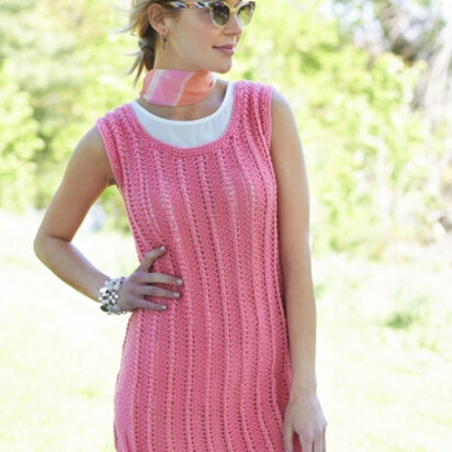 Knit Tank Tunic in Caron Simply Soft Collection - Downloadable PDF - knitting pattern