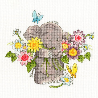 Bothy Threads Elly Jumbo Bouquet Cross Stitch Kit