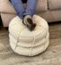 Twisted Cable Pouf