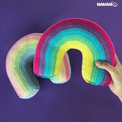Rainbow pillow