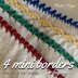 4 mini borders for crochet beginners