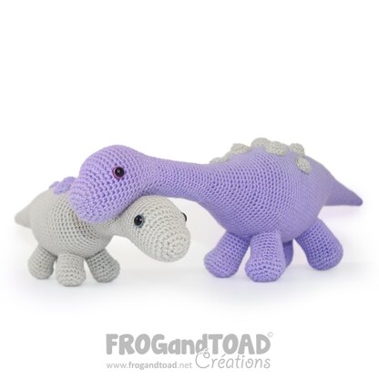 Magyarosaurus Dino Egg Diplodocus Dinosaur Amigurumi Crochet - FROGandTOAD Créations