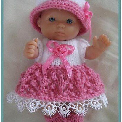 5" Berenguer Dolls Dress